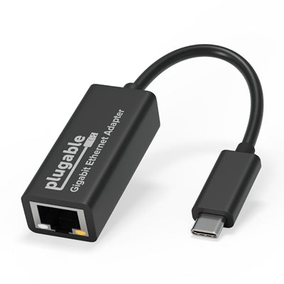 Plugable USB-C to Gigabit Ethernet Adapter - 1000Mbps AX88179A Plugable USB-C to Gigabit Ethernet Adapter - 1000Mbps AX88179A